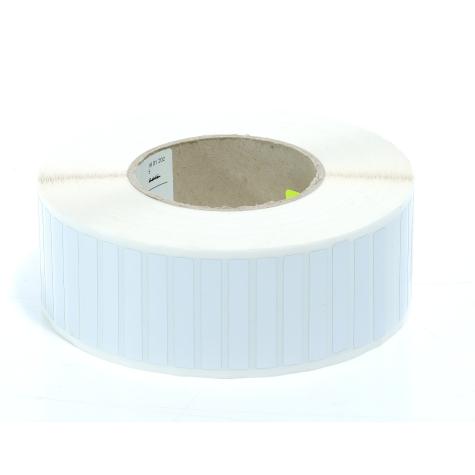 Polyester Etiketten Silber  Neu