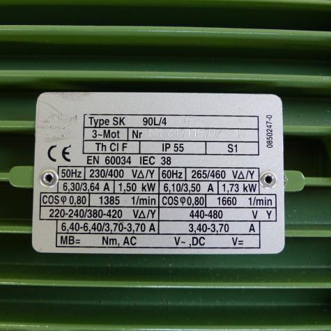 Turbomischer LME 20/40 Getrieberührwerk 1282AFH-90 L/4 TF Neuwertig