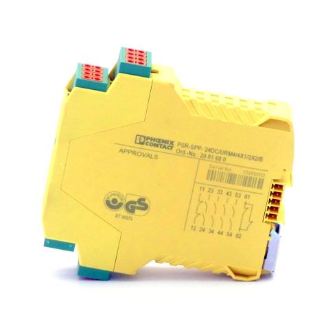 Safety relay PSR-SPP-24DC/URM4/4X1 PSR-SPP-24DC/URM4/4X1/2X2/B Used