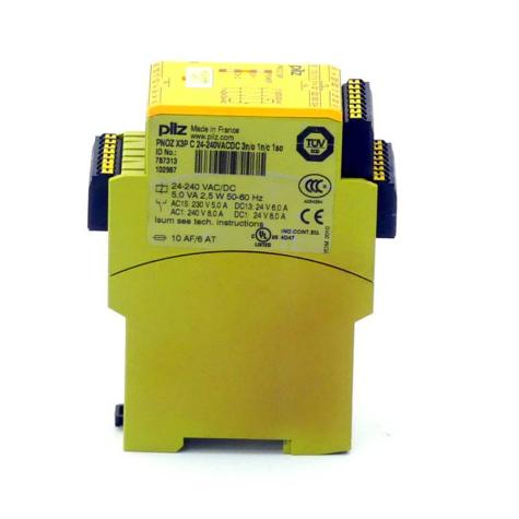 Sicherheitsschaltgerät PNOZ X3P C 24-240VACDC 3n/o 1n/c 1so Gebraucht