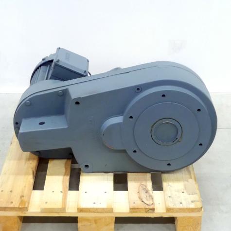 Flachgetriebemotor mit Bremse  Neu