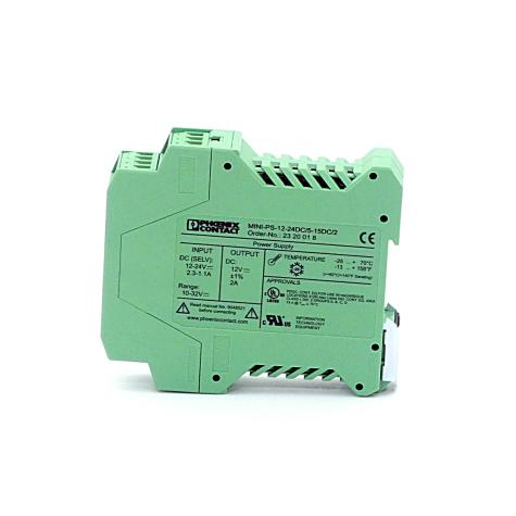 DIN rail power supply MINI-PS-12-24DC/5-15DC/2 