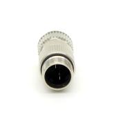 M12 female 0° B-cod. IDC  New FS