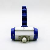Pneumatischer Schwenkantrieb mit Absperrklappe ASGB5V100F Neu