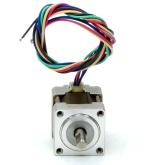 NEMA11 5-Phasen-Schrittmotor  0.72° ?Nm Litzen:5 0.8A 2-Wellenenden:?mm  Neu OVP