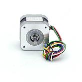 NEMA17 2-Phasen-Schrittmotor 1.8° 0.26Nm Litzen:6 1.2A 2-Wellenenden:5mm  Neu OVP