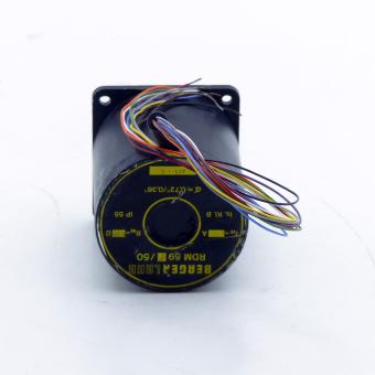5-phase step motor with brake RDM599/50A 
