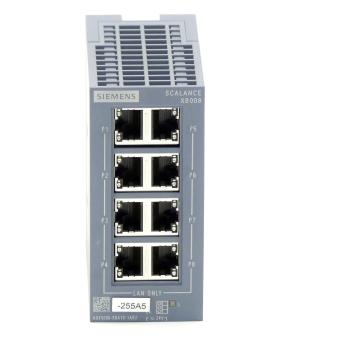 SCALANCE XB008 unmanaged Industrial Ethernet Switch 