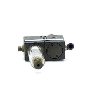 Pressure control valve and filter 
