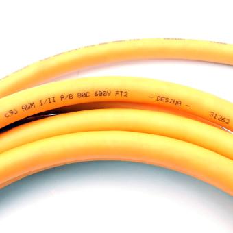 AC servo motor cable 4x1,5mm²+2x1,0mm² 5m 