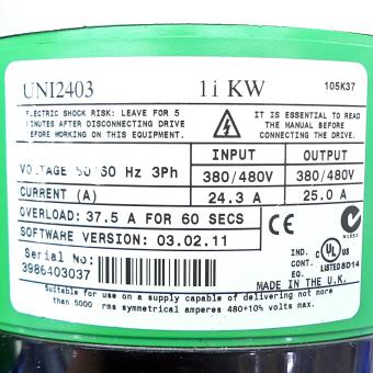 Frequenzumrichter Unidrive 