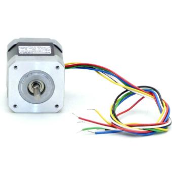 NEMA17 2-phase stepper motor 1.8° 0.32Nm Strands: 6 0.4A 2 shaft ends: 5mm  