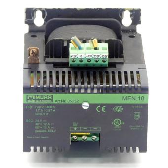 MEN power suppy 1/2-phase, smoothed 