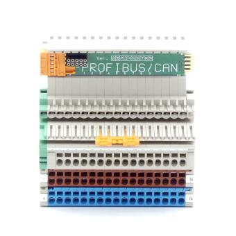 Base terminal block ZSB-1.5/16-S/+/- New FS