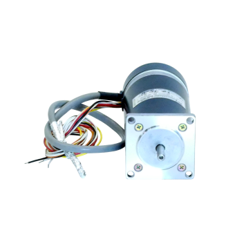 NEMA23 2-Phasen-Schrittmotor 1.8° 1.25Nm Litzen:8 2.9A Frontwelle:6.35mm Encoder Line Driver  Neu OVP