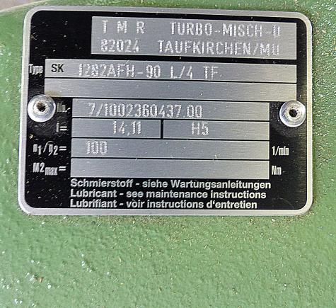 Turbo Mixer LME 20/40 Geared Agitator  New