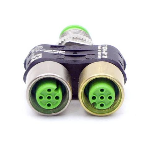 T-Stück SlimLine M12 St. / 2x M12 Bu. A-kod.  Neu