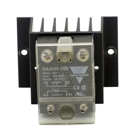 Solid state relay with heat sink  Used