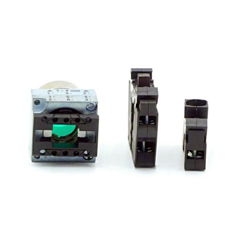 4 Pieces Illuminated push-button green 3SB3605-0AA41 New FS