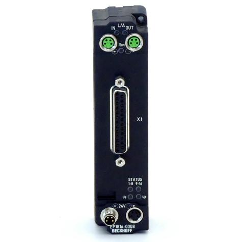 EtherCAT Box 16DI D-Sub  Gebraucht