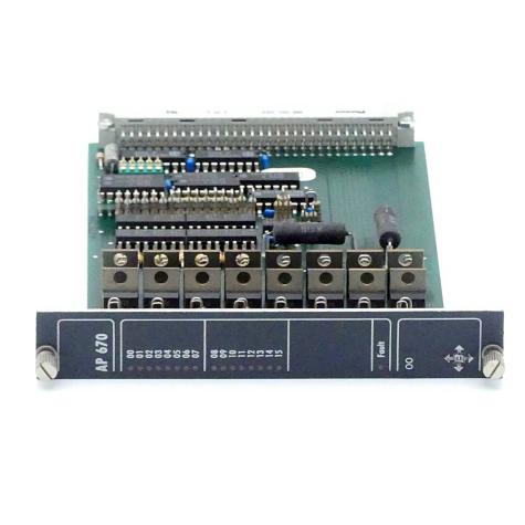 Exit card AP670  Used