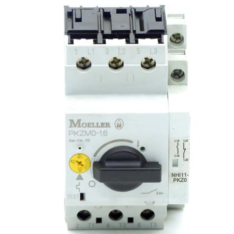 Motor circuit breaker with auxiliary contact  Used