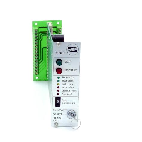 Control card  02 TS 001 E 02 Used