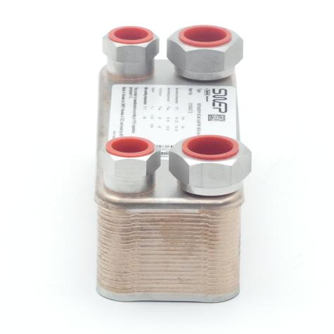 Plate heat exchanger B5THx20/1P-SC-M 2x3/4"INT HEX+2x1/2"INT HEX New