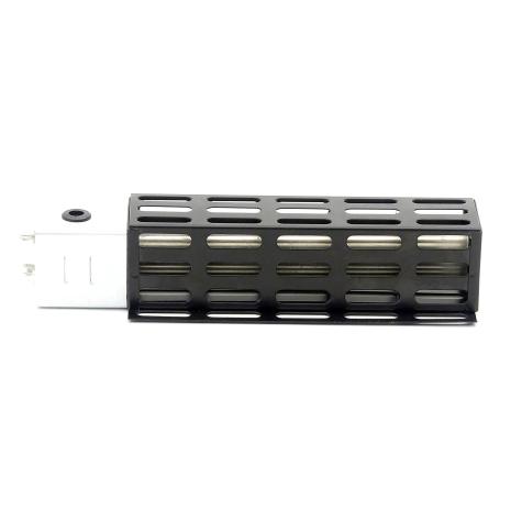 Control cabinet heater with housing  