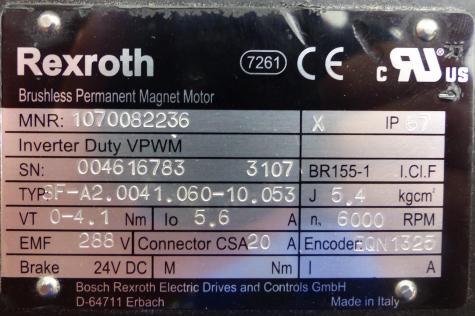 Permanent Magnet Motor  SF-A2.0041.060-10.053 New