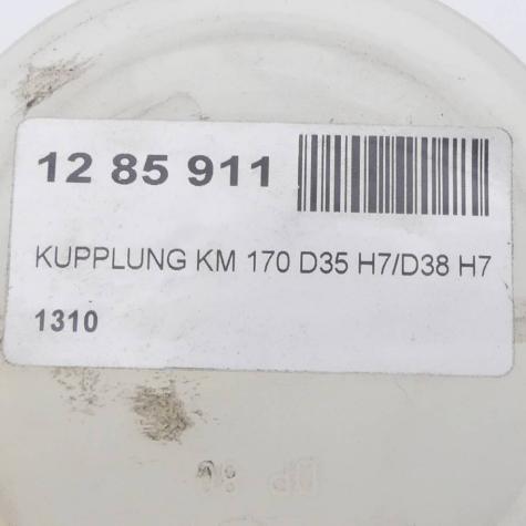 Metallbalgkupplung KM170 D35H7/D38H  Neu