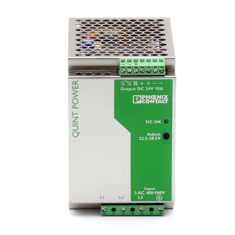 Power supply QUINT-PS-3x400-500AC/24DC/10 Used