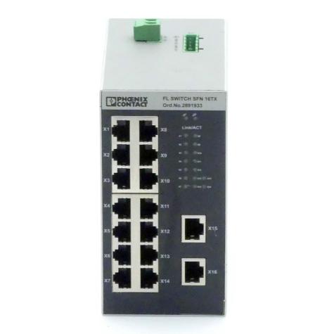 Industrial Ethernet Switch FL SWITCH SFN 16 TX 