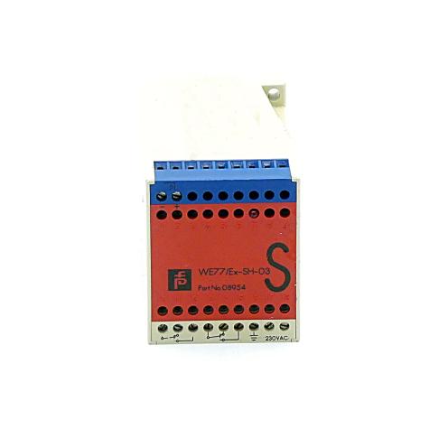 Isolator switch WE77/Ex-SH-03 Used