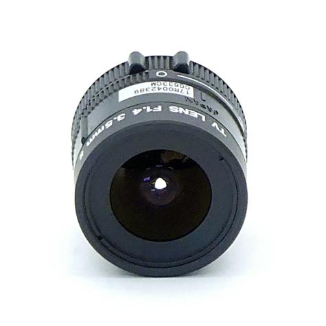 Lens: 1/2" / f/1.4 / 3.5 mm  New FS