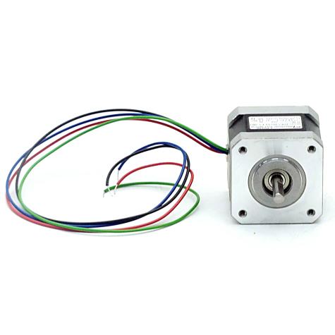 NEMA17 2-Phasen-Schrittmotor 1.8° 0.5Nm Litzen:4 1.3A 2-Wellenenden:5mm  Neu OVP