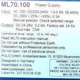 DIN rail power supplies for 1-phase system  
