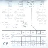 Motor protection switch with auxiliary contact  Used