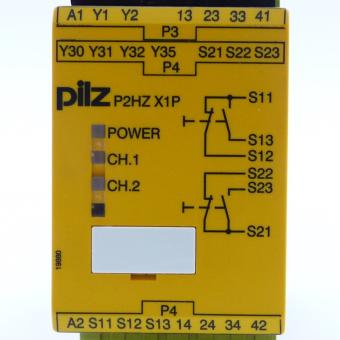 Two hand control Unit P2HZ X1P C 24VDC 3n/o 1n/c 2so 