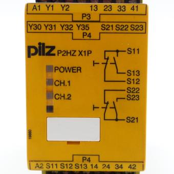 Two hand control Unit P2HZ X1P 24VDC 3n/o 1n/c 2so 