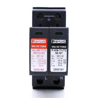 Surge arresters VAL-MS-T1/T2 335/12.5/1+1-FM 