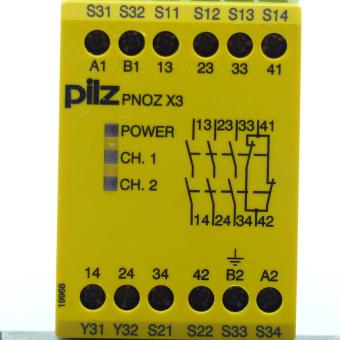 NOT-AUS-Schaltgerät PNOZ X3  