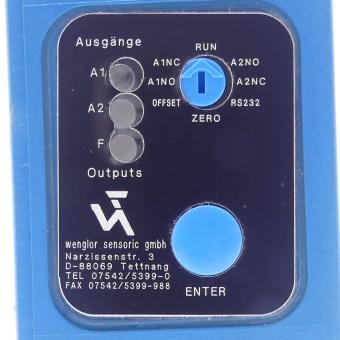 Laser sensor with transit time measurement 