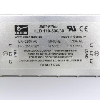 Netzfilter NF 035-503 HLD 110-500/30 