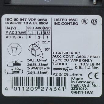 Sirius Contactor  Refurbished
