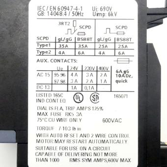 Overload relay 0,70...1,0 A 