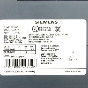 Timing relay 