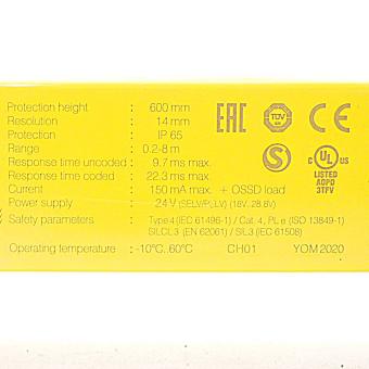 Sicherheitslichtgitter PSEN opll4F-s-14-0600 receiver+emitter 