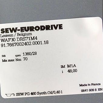 Getriebemotor WAF30 DRS71M4 