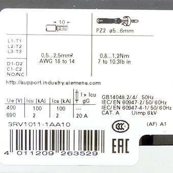 Schütz 3RV1011-1AA10 